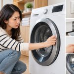 Máy giặt cửa ngang không mở được: Cách xử lý an toàn