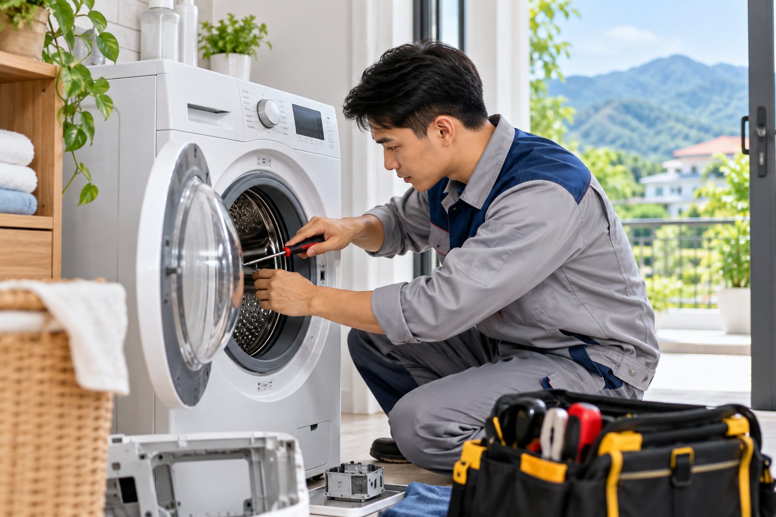 Sửa máy giặt tại Hòa Vang, kiểm tra lỗi tại nhà