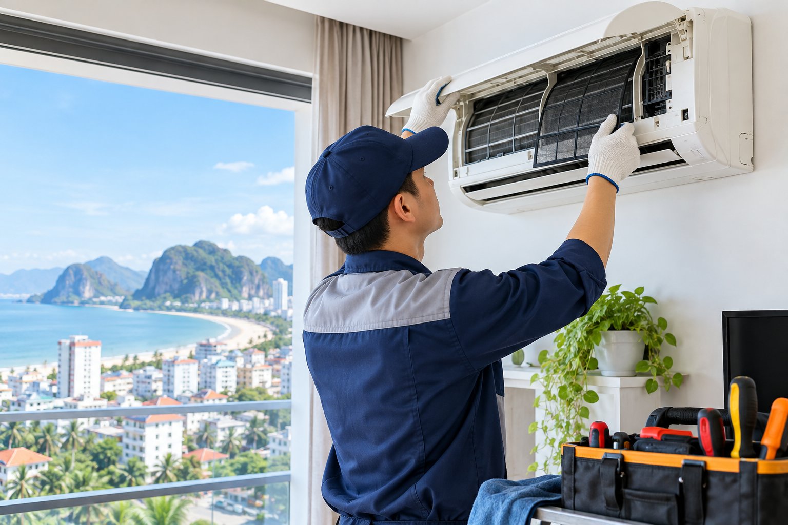Sửa máy lạnh Ngũ Hành Sơn: Kiểm tra đúng lỗi