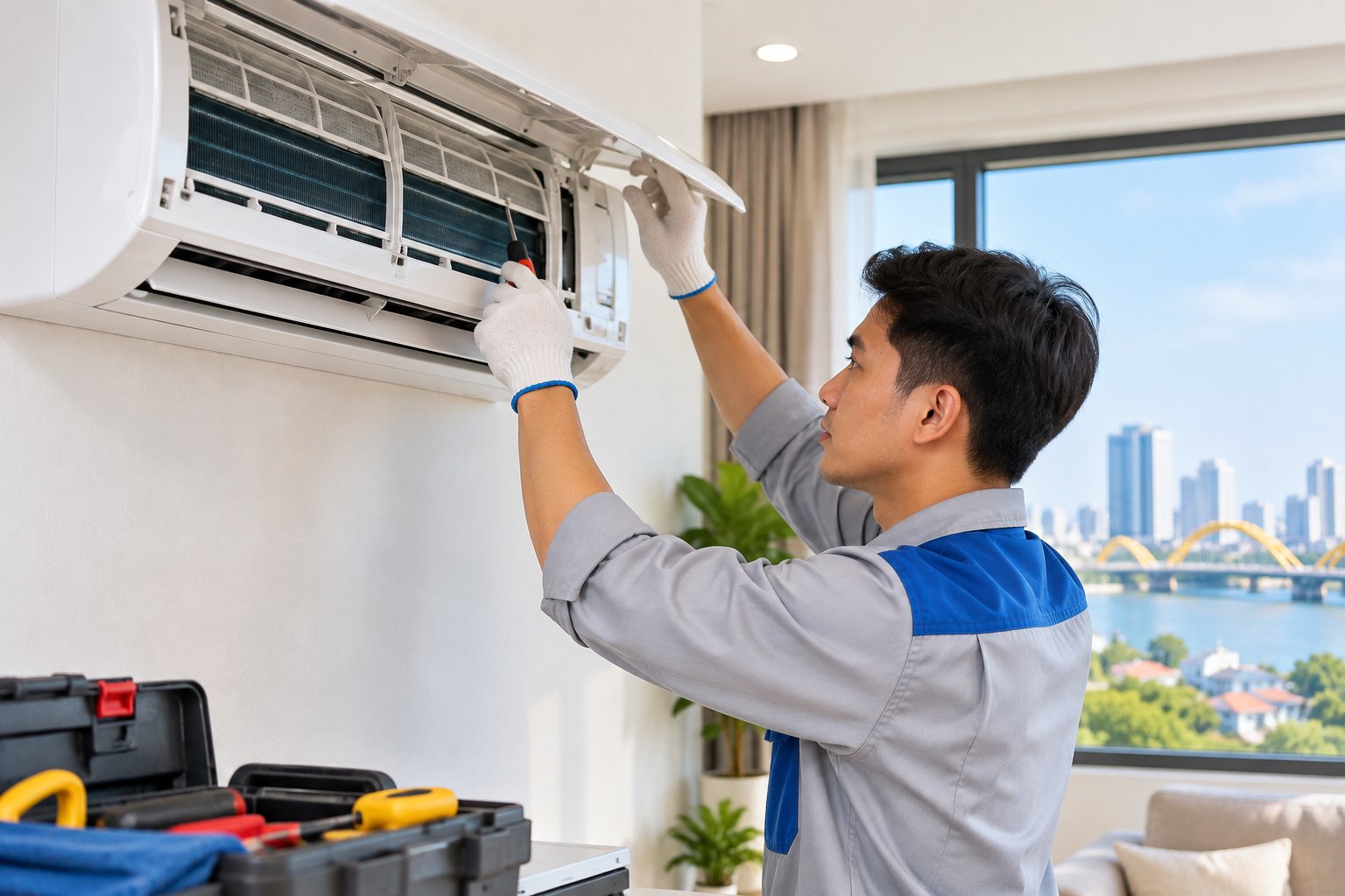 Sửa máy lạnh Hải Châu: Kiểm tra, báo giá rõ ràng