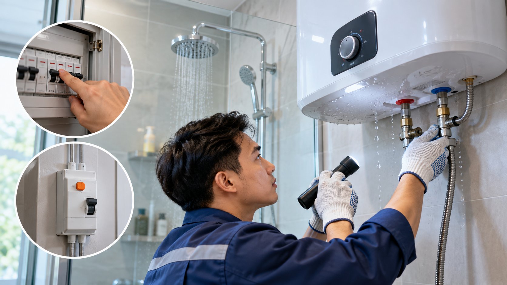 Bình nóng lạnh bị rò điện: Cách xử lý an toàn