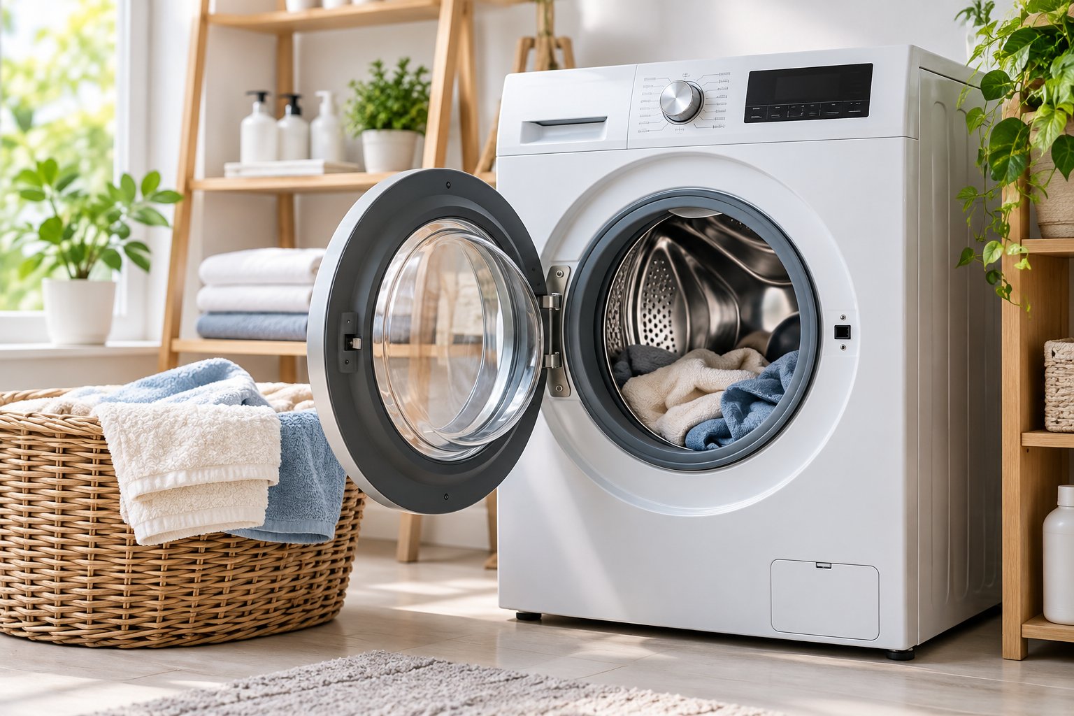 Máy giặt cửa ngang có lợi ích gì? Cách chọn phù hợp