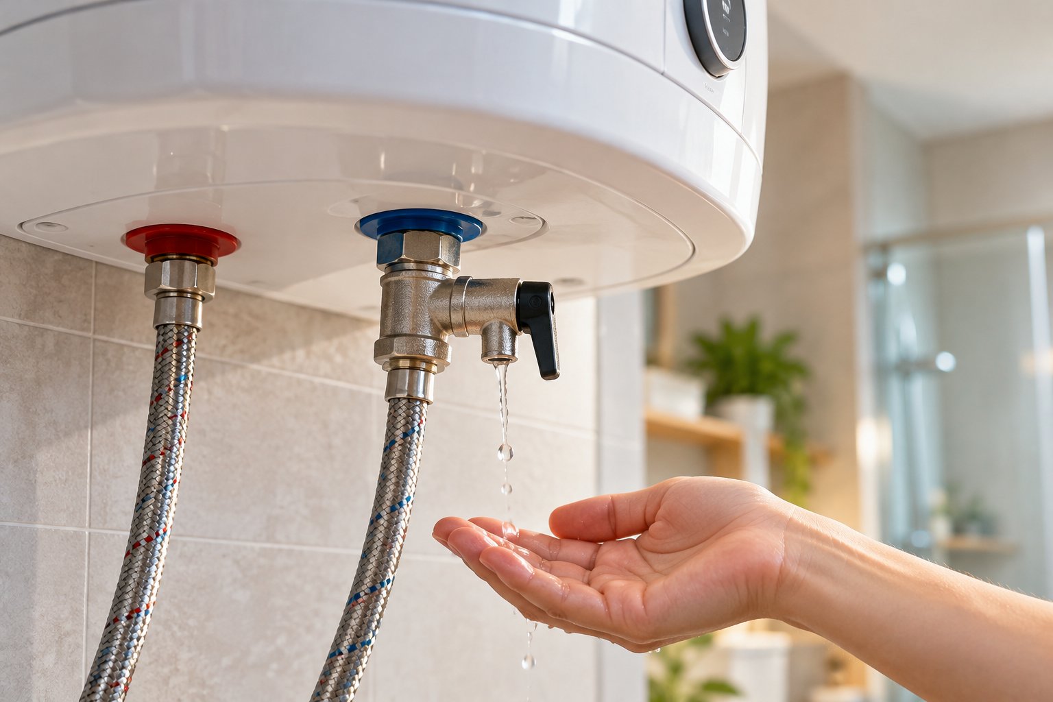 Van an toàn bình nóng lạnh nhỏ nước: Có nguy hiểm?