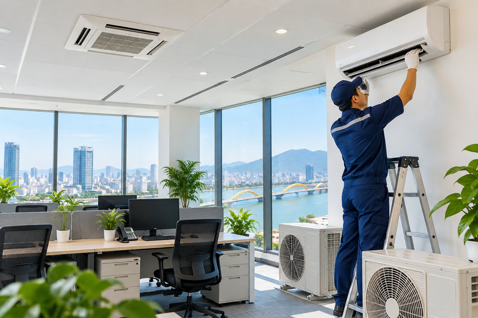 Cho Thuê Máy Lạnh Văn Phòng Đà Nẵng Theo Nhu Cầu