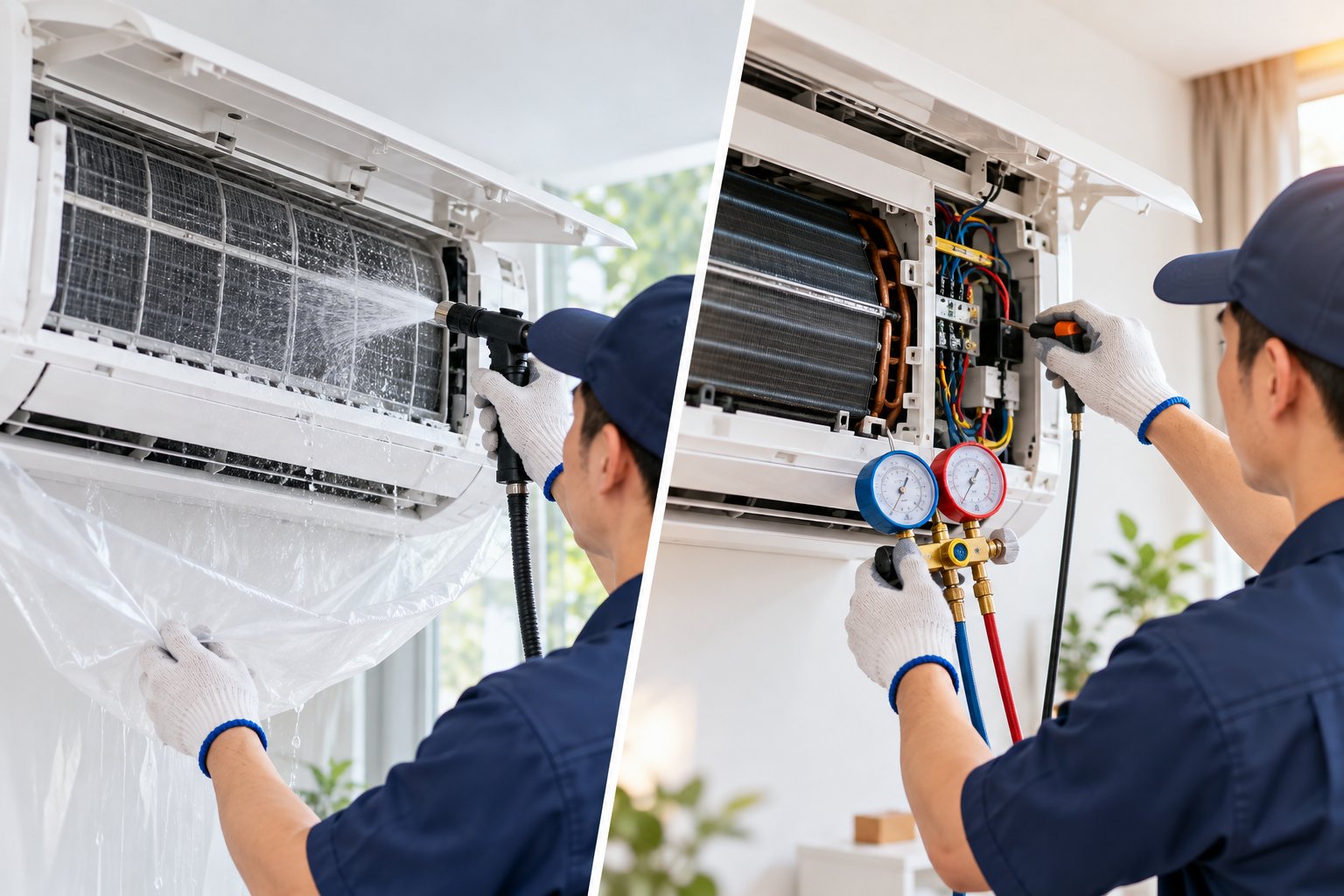 Phân biệt vệ sinh và bảo dưỡng máy lạnh 15 Phân biệt vệ sinh và bảo dưỡng máy lạnh
