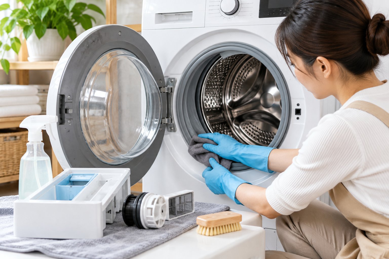 Cách vệ sinh máy giặt tại nhà an toàn, sạch đúng cách