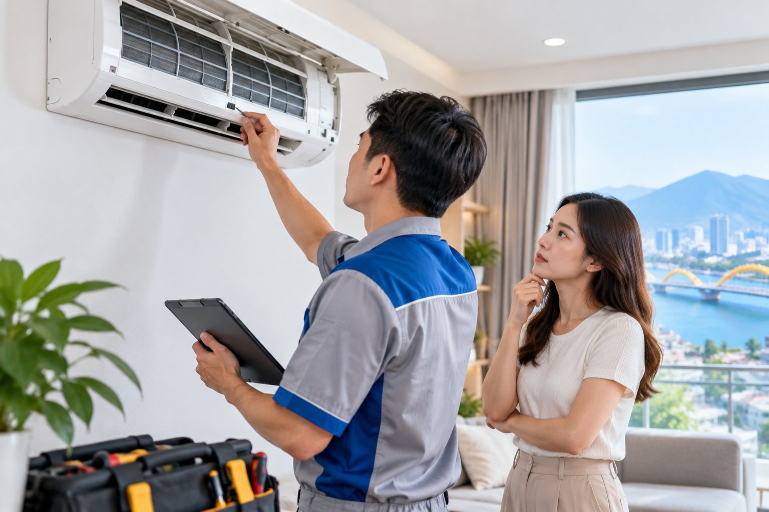 Sửa máy lạnh Panasonic Đà Nẵng: Kiểm tra đúng lỗi