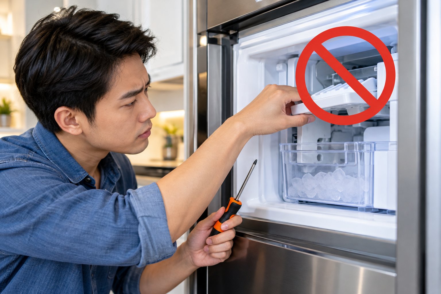 Tủ lạnh không làm đá tự động: Cách kiểm tra an toàn 3 Ảnh minh hoạ: Tủ lạnh không làm đá tự động: Cách kiểm tra an toàn