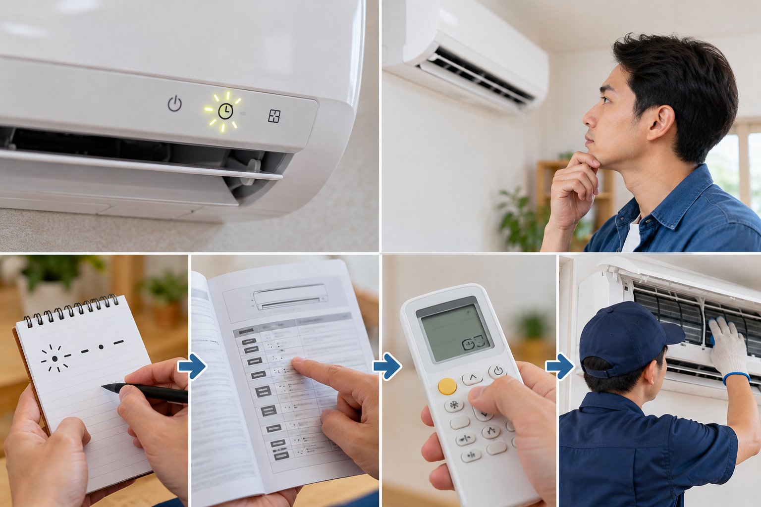 Ảnh minh hoạ: Máy lạnh chớp đèn Timer: Kiểm tra thế nào?