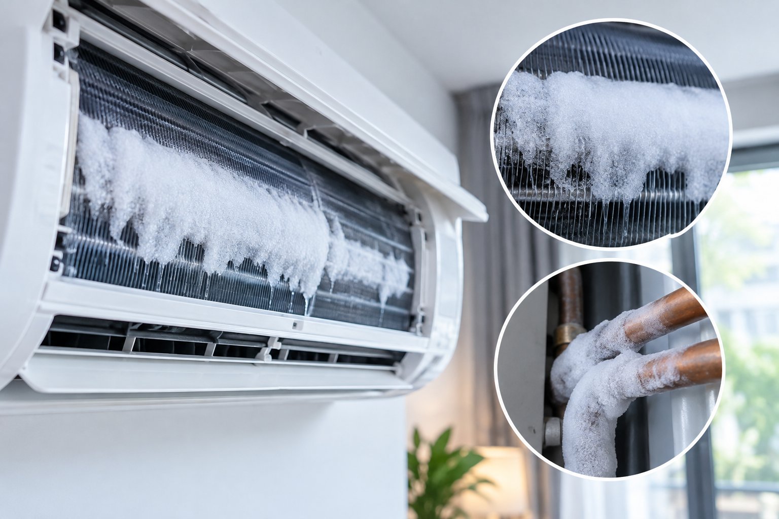 Ảnh minh hoạ: Máy lạnh bị đóng tuyết: Dấu hiệu và cách kiểm tra