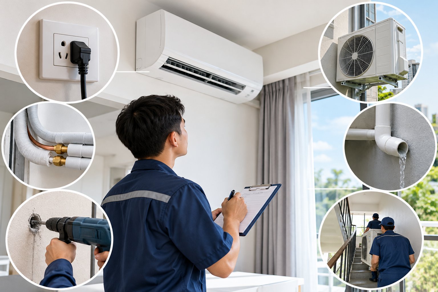 Ảnh minh hoạ: Điều kiện lắp máy lạnh thuê: Checklist khảo sát