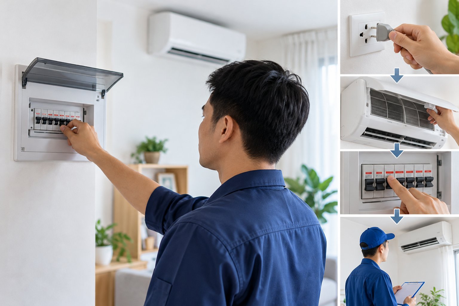 Ảnh minh hoạ: Điều hòa bị nhảy aptomat: Cách xử lý an toàn