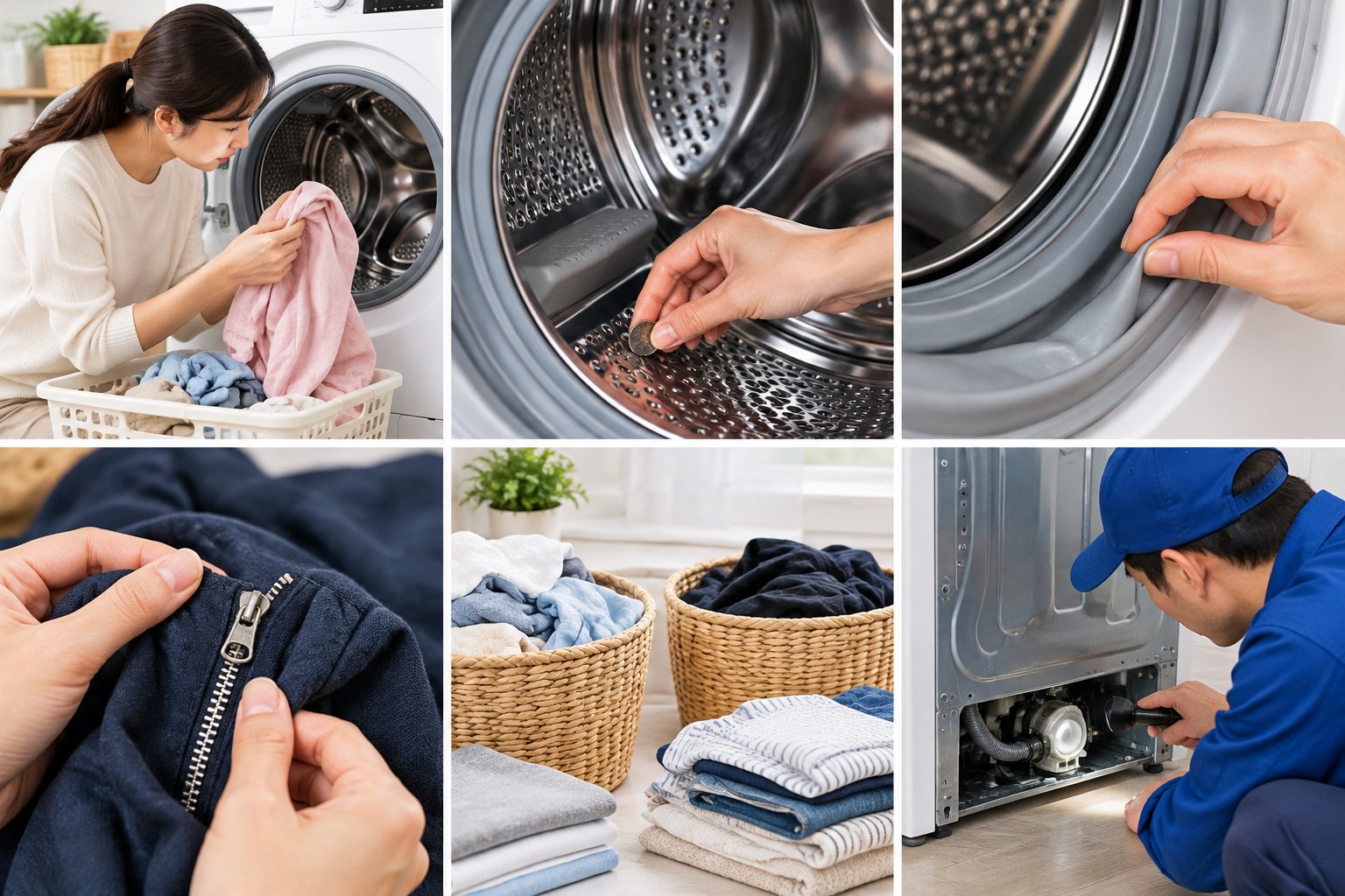 Ảnh minh hoạ: Máy giặt làm rách quần áo: Cách kiểm tra an toàn