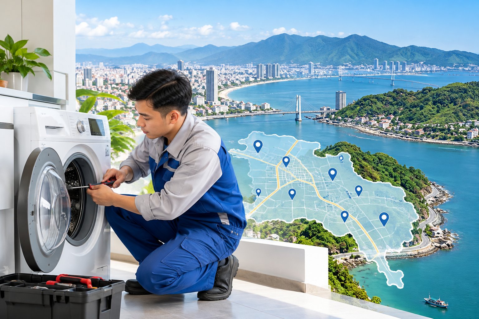 Ảnh minh hoạ: Sửa máy giặt Sơn Trà: phạm vi và cách đặt lịch