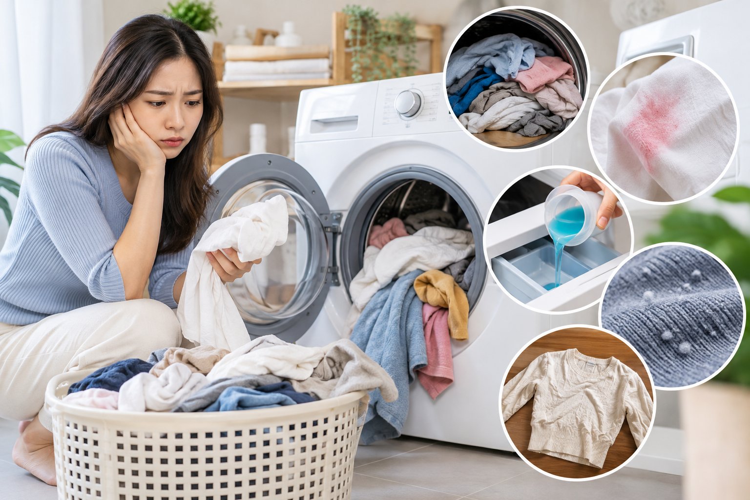 Ảnh minh hoạ: Cách giặt đồ bằng máy giặt đúng cách, sạch và bền