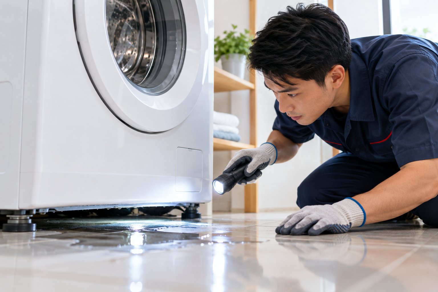 Ảnh minh hoạ: Máy giặt bị rò nước dưới gầm: Bảng chẩn đoán