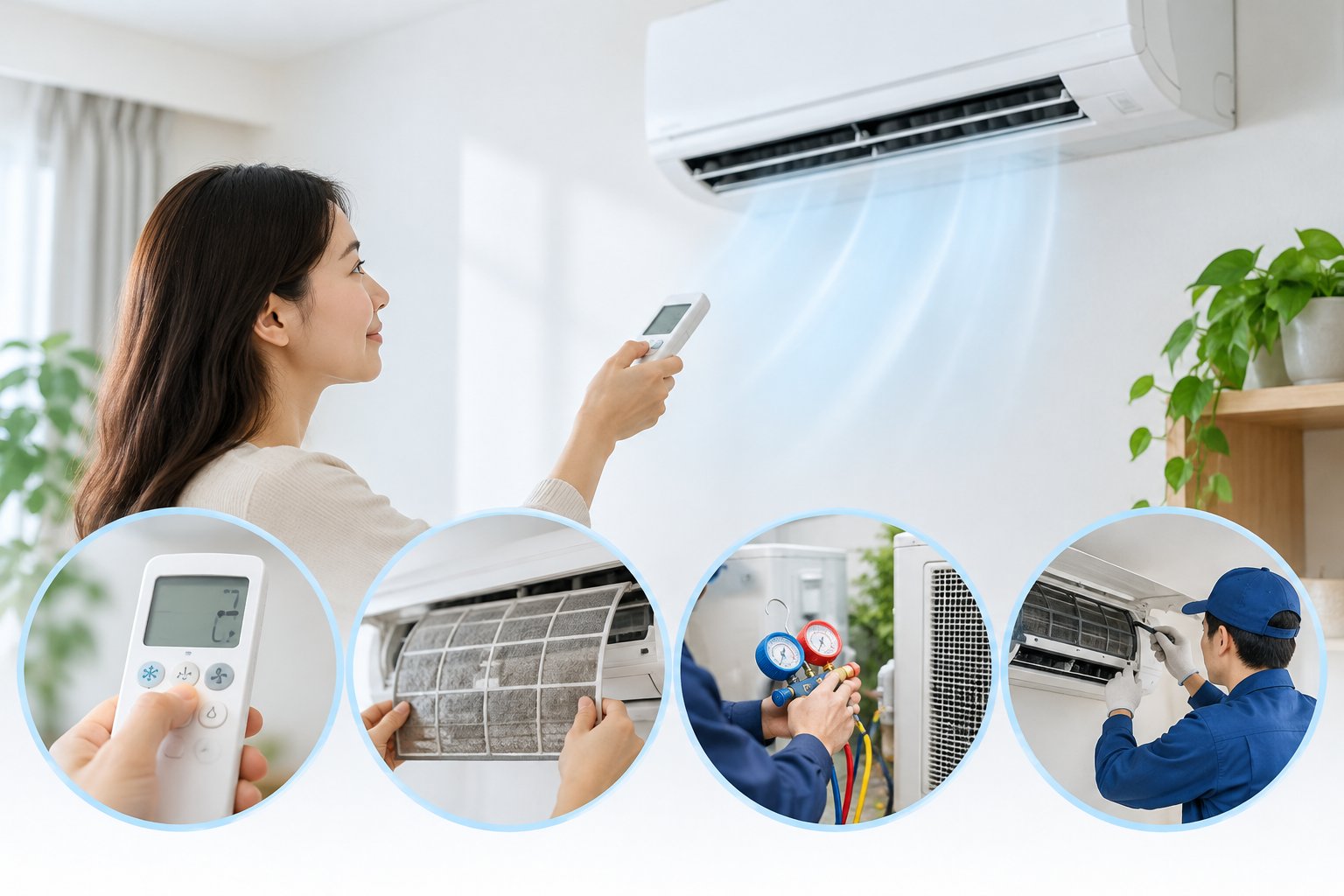 Ảnh minh hoạ: Điều hòa thổi ra hơi nóng: Nguyên nhân, cách xử lý