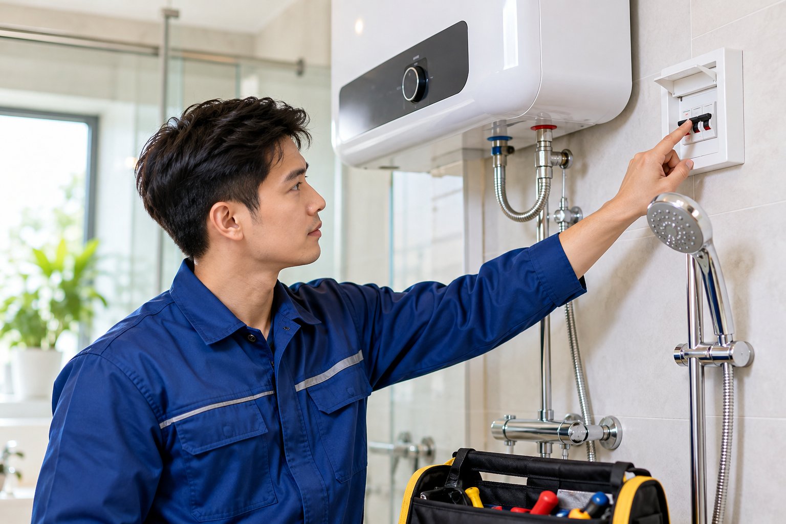 Ảnh minh hoạ: Nước nóng từ bình nóng lạnh chảy yếu: Cách kiểm tra
