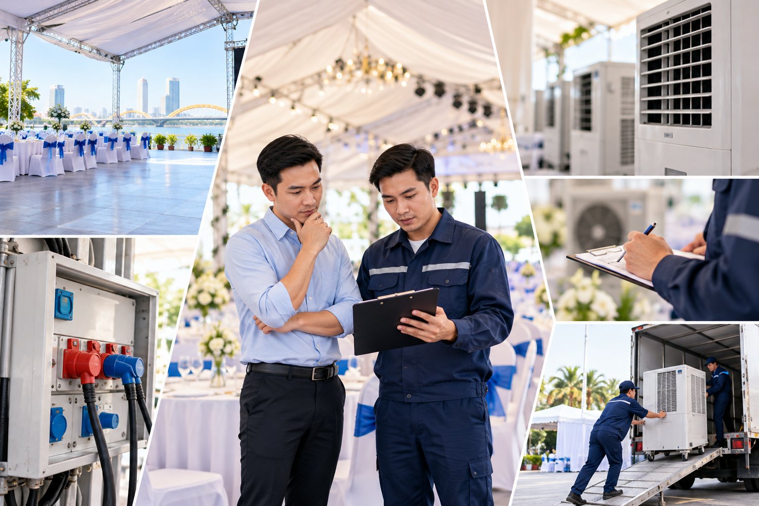 Ảnh minh hoạ: Thuê máy lạnh cho sự kiện tại Đà Nẵng: Cần khảo sát gì?