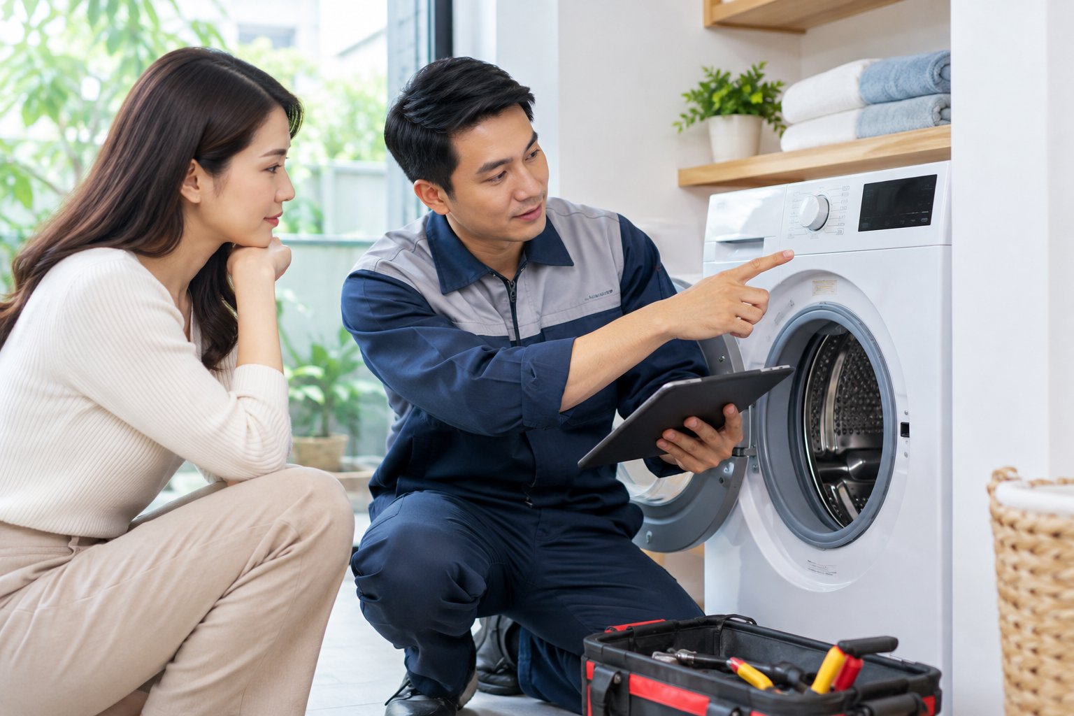 Ảnh minh hoạ: Sửa máy giặt Electrolux Đà Nẵng: Bắt đúng lỗi