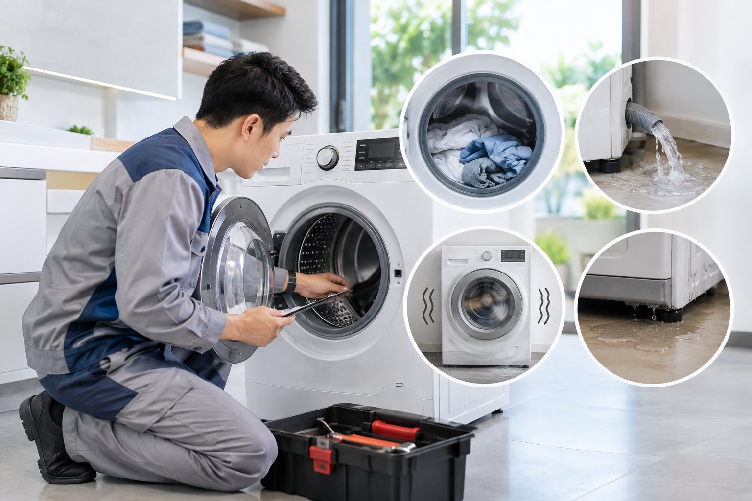 Ảnh minh hoạ: Sửa máy giặt LG Đà Nẵng: Kiểm tra đúng lỗi