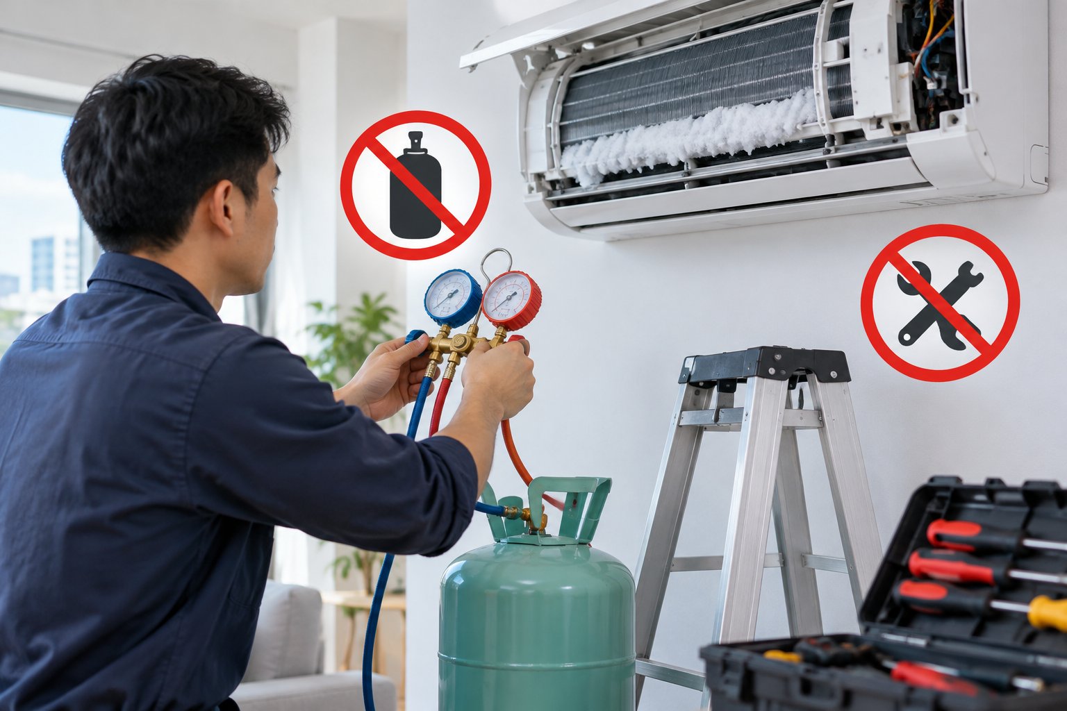 Ảnh minh hoạ: Máy lạnh bị đóng tuyết: Dấu hiệu và cách kiểm tra
