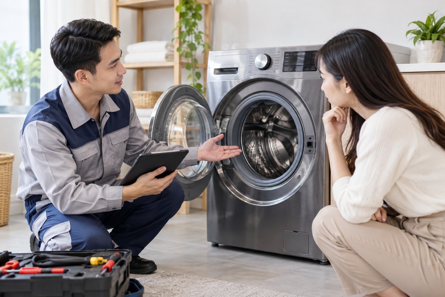 Ảnh minh hoạ: Sửa máy giặt LG Đà Nẵng: Kiểm tra đúng lỗi