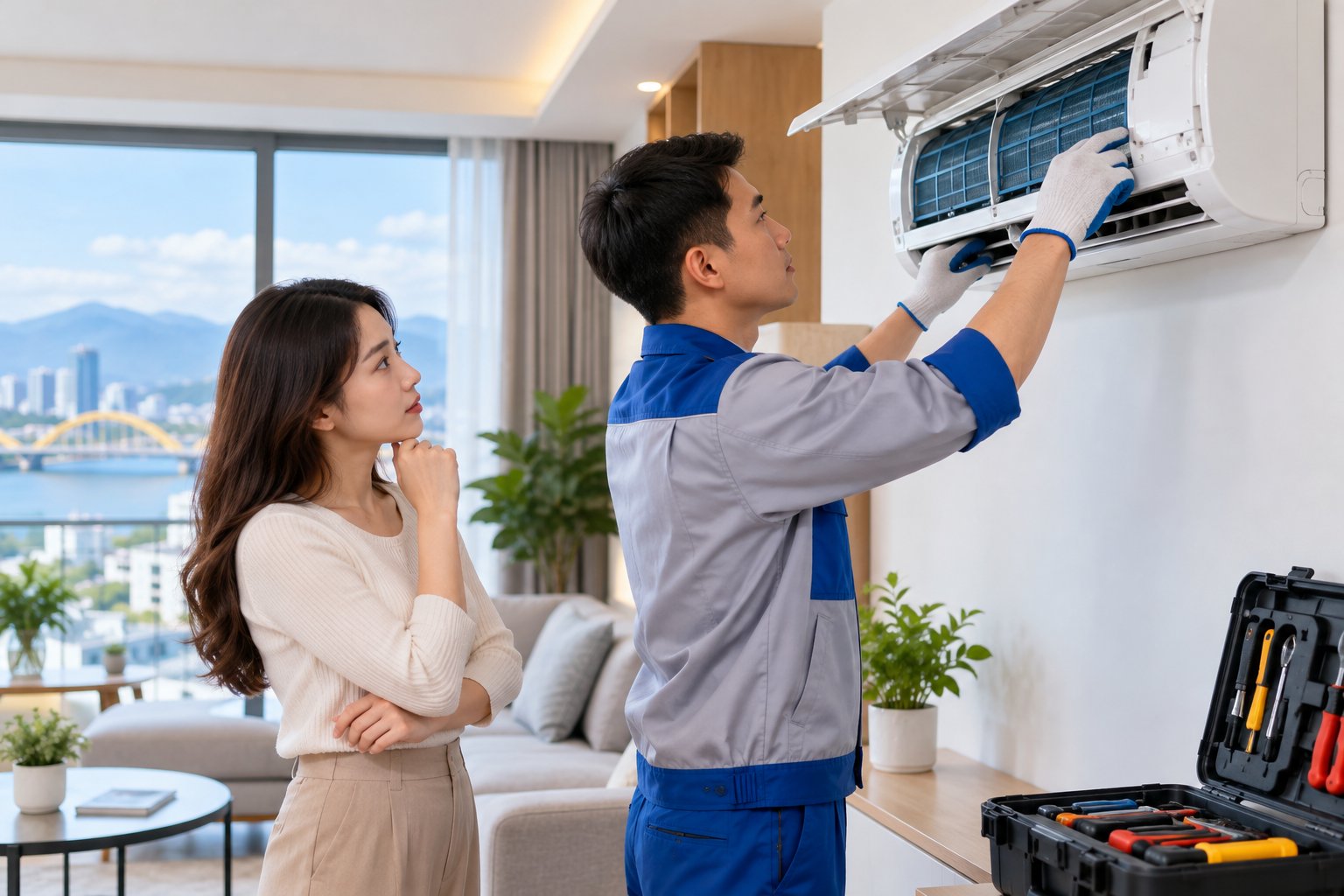 Ảnh minh hoạ: Sửa máy lạnh Daikin Đà Nẵng: Kiểm tra đúng lỗi