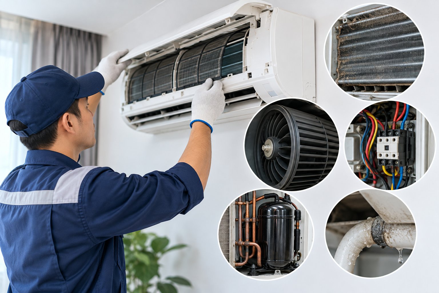 Ảnh minh hoạ: Máy lạnh có mùi khét: Cách xử lý an toàn