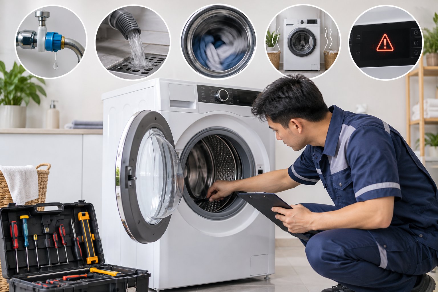 Ảnh minh hoạ: Sửa máy giặt Electrolux Đà Nẵng: Bắt đúng lỗi