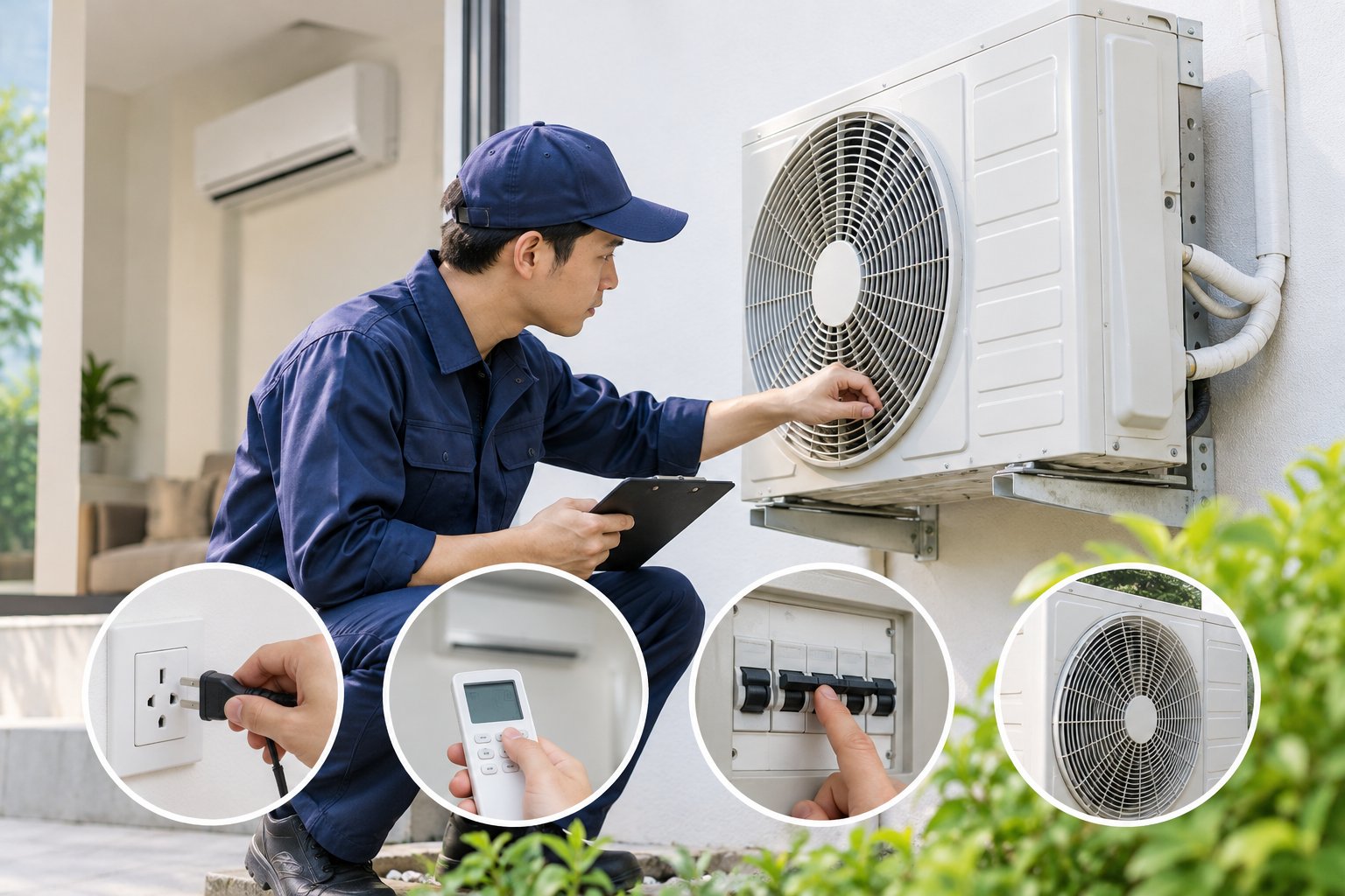 Ảnh minh hoạ: Máy lạnh không chạy cục nóng: Cách kiểm tra an toàn
