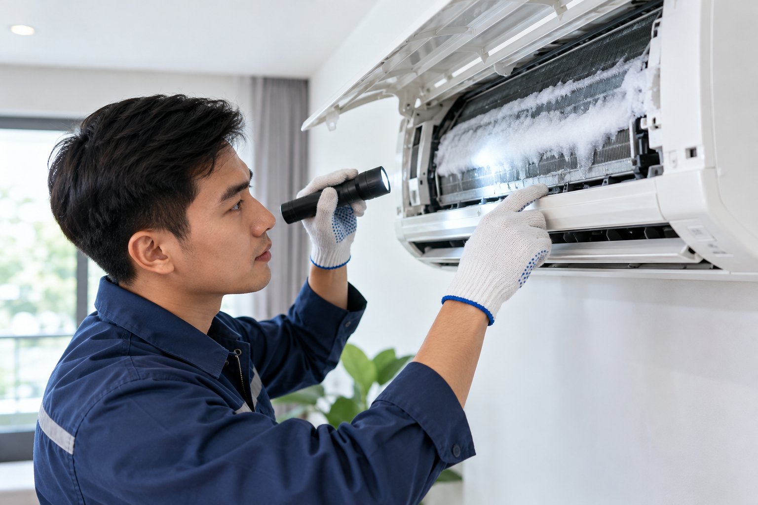 Ảnh minh hoạ: Máy lạnh bị đóng tuyết: Dấu hiệu và cách kiểm tra