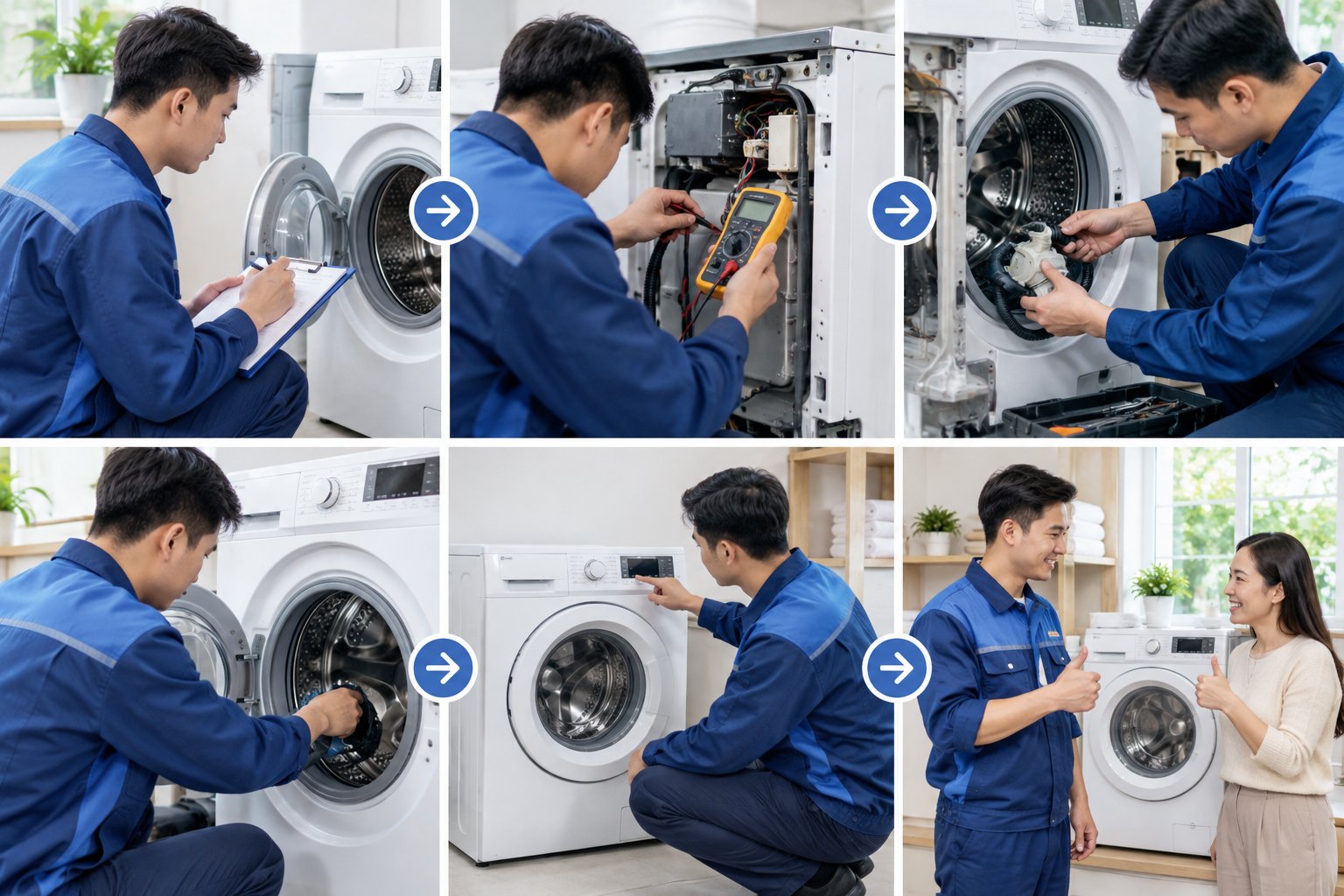 Ảnh minh hoạ: Sửa máy giặt Electrolux Đà Nẵng: Bắt đúng lỗi